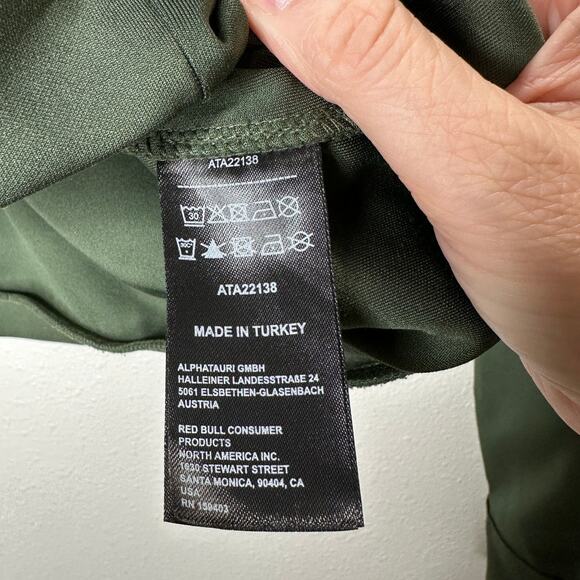 Alphatauri Olive Green Round Neck Long Sleeve Sweatshirt S - Picture 8 of 16